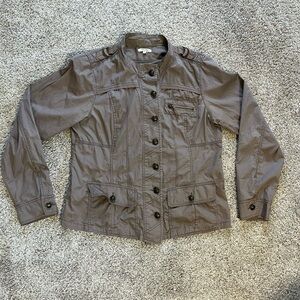 Maurices lightweight beige button jacket